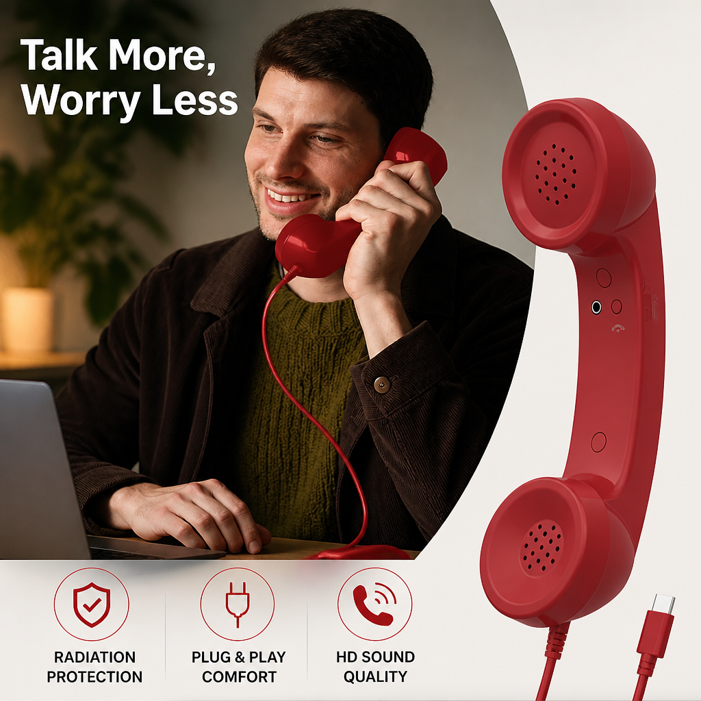 RetroCall™ - Vintage Style Smartphone Handset