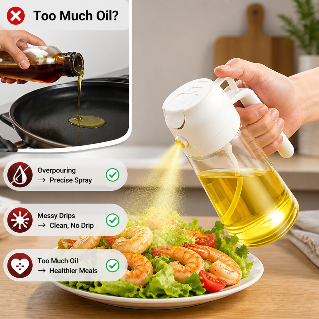 OilPour™ — Controlled Cooking Oil Dispenser
