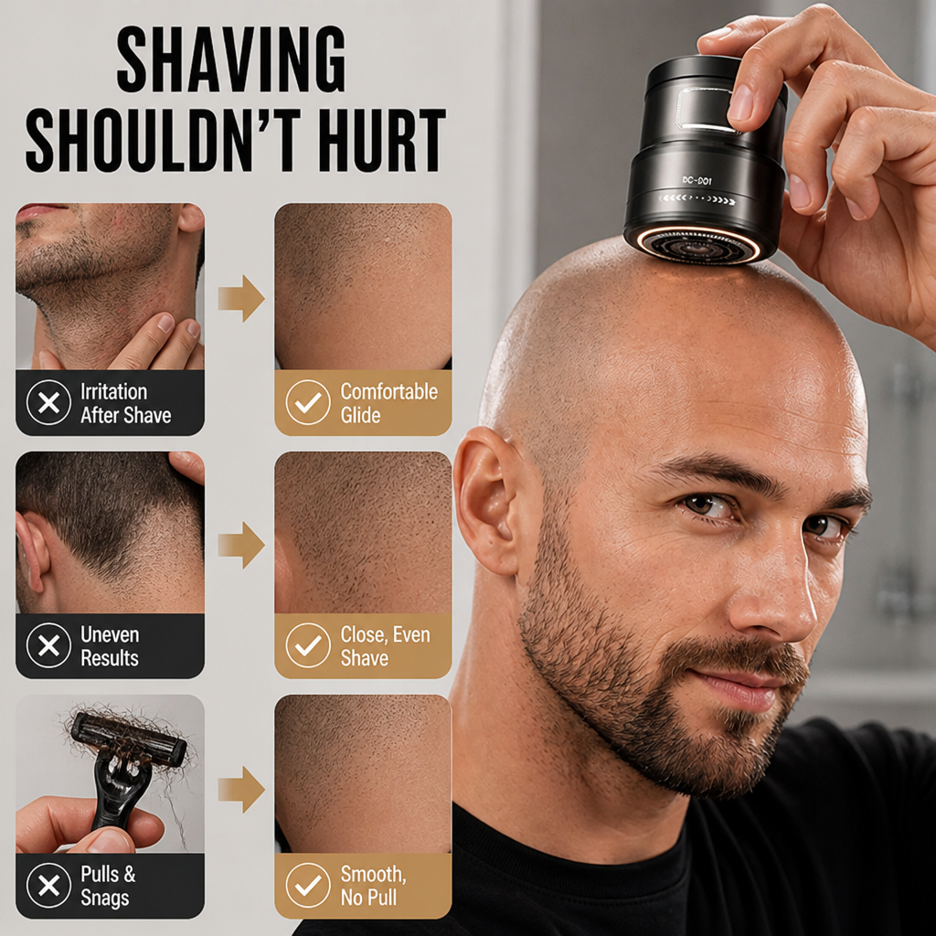 SmoothShave™ — Electric Head Shaver