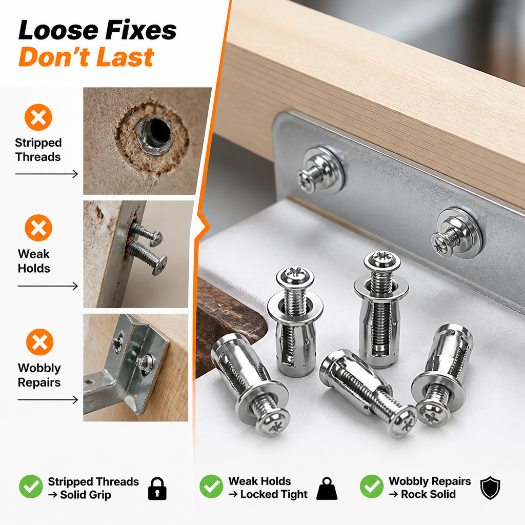 TitanGrip™ 30-Piece Rivet Nut Set — Secure Fastening, Built to Last