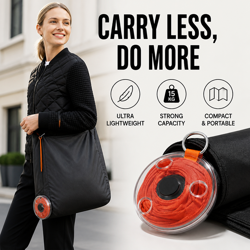 FlexiCarry™ - Portable Large Capacity Tote Bag
