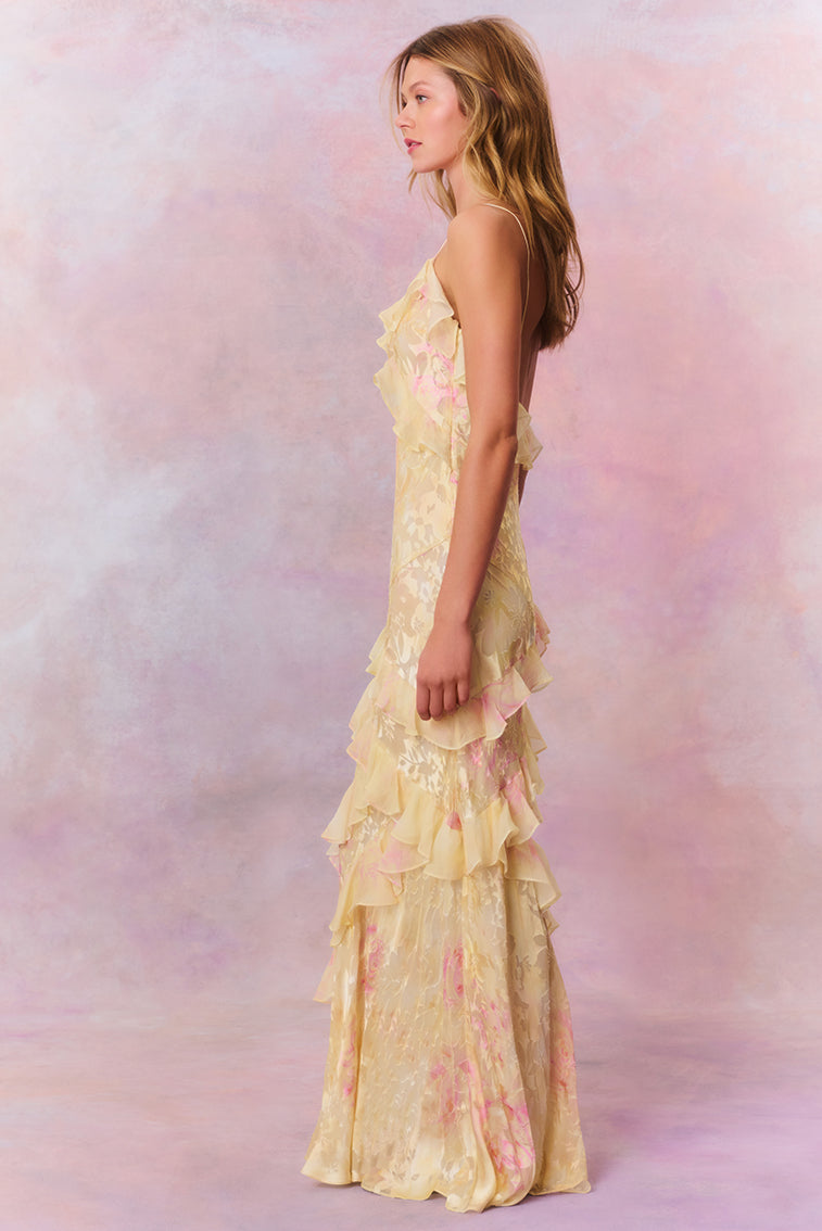 DARCEL | Ruffle Maxi Dress