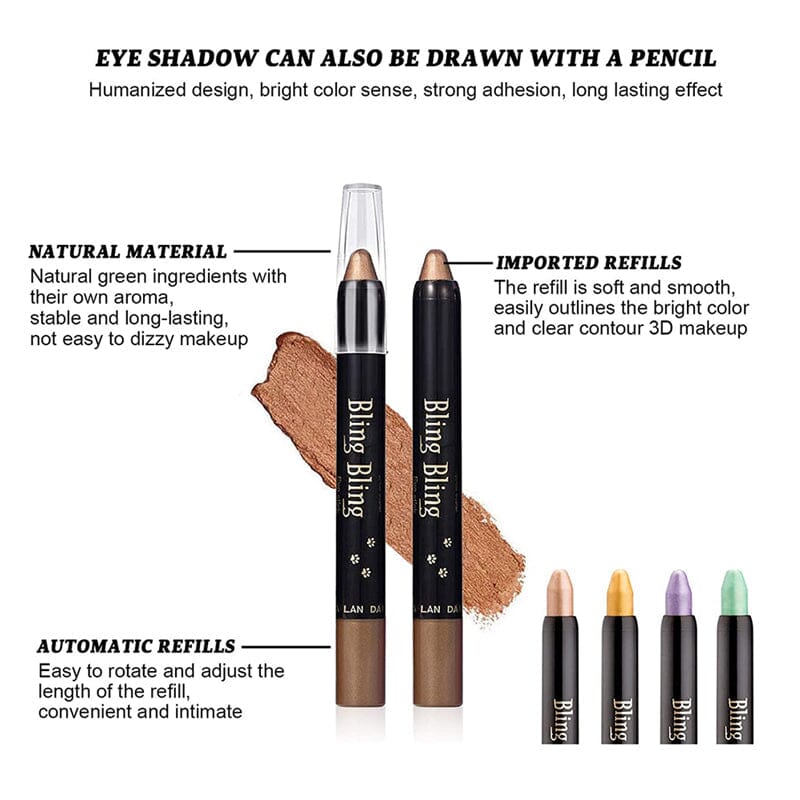 LumaShine™ Highlighter Eyeshadow Pencil — Unstoppable Color That Turns Every Eye Into a Showstopper