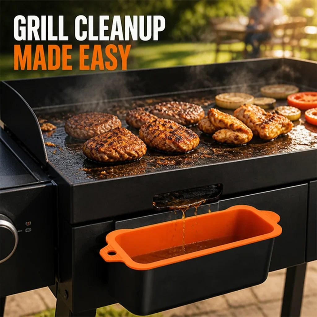 GreaseTray™ — Catch the Mess, Keep Grilling