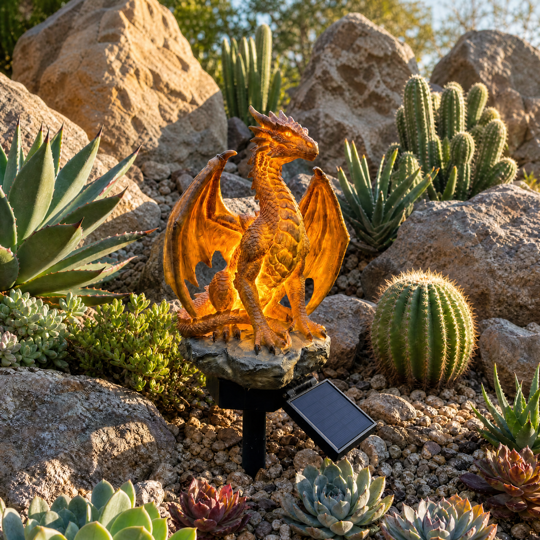 MythraFlame™ Garden Guardian — Ignite Enchantment and Cozy Warmth in Every Night