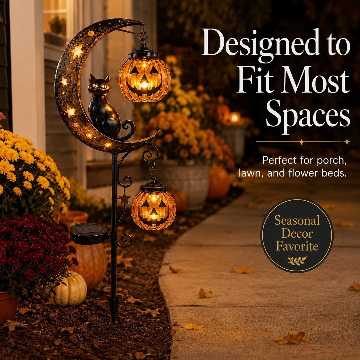 HarvestHalo™ Garden Stake Light — Ignite Your Yard with Warm, Magical Halloween Glow
