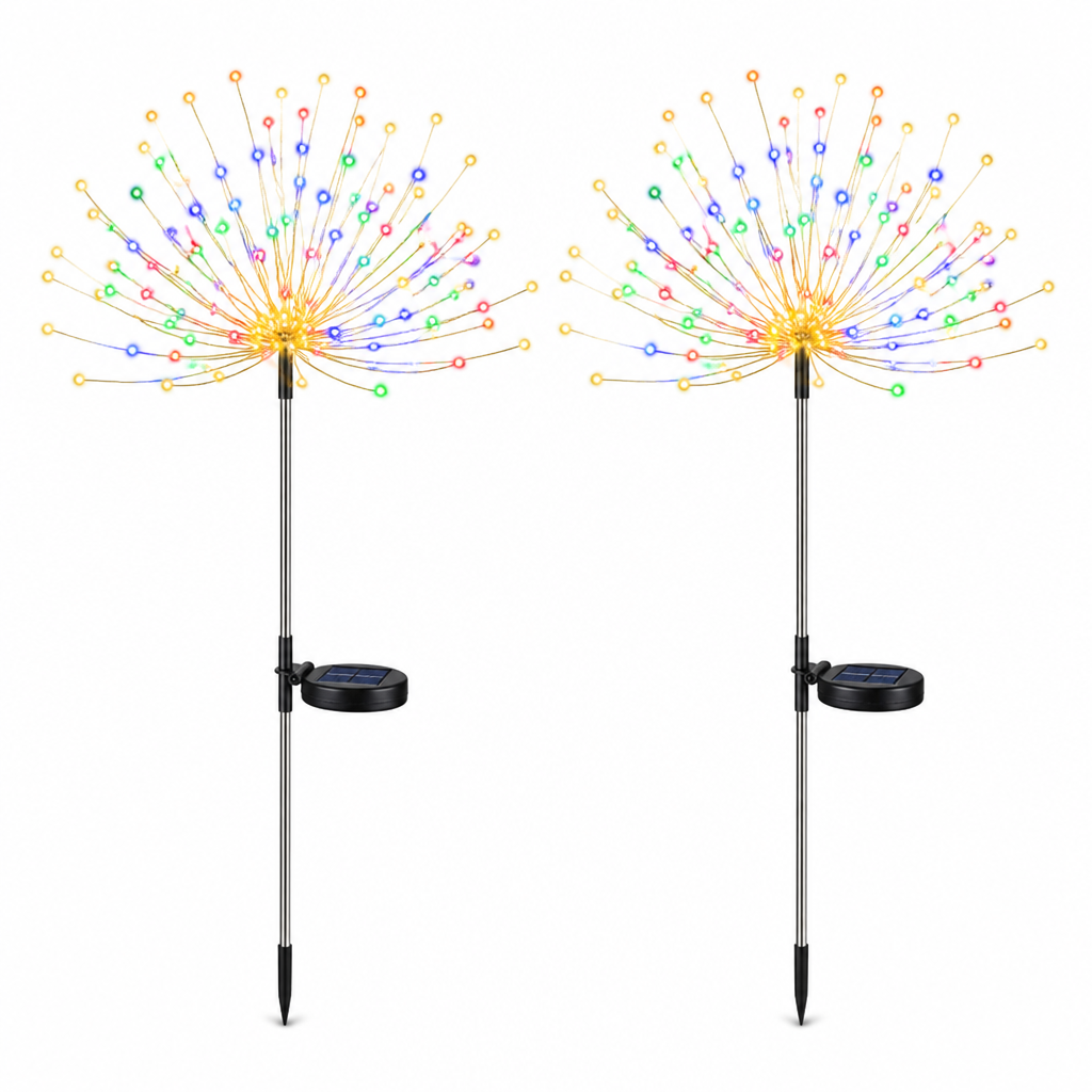 Glimmerfield™ Solar Firework Garden Lights — Sparkling Night Glow