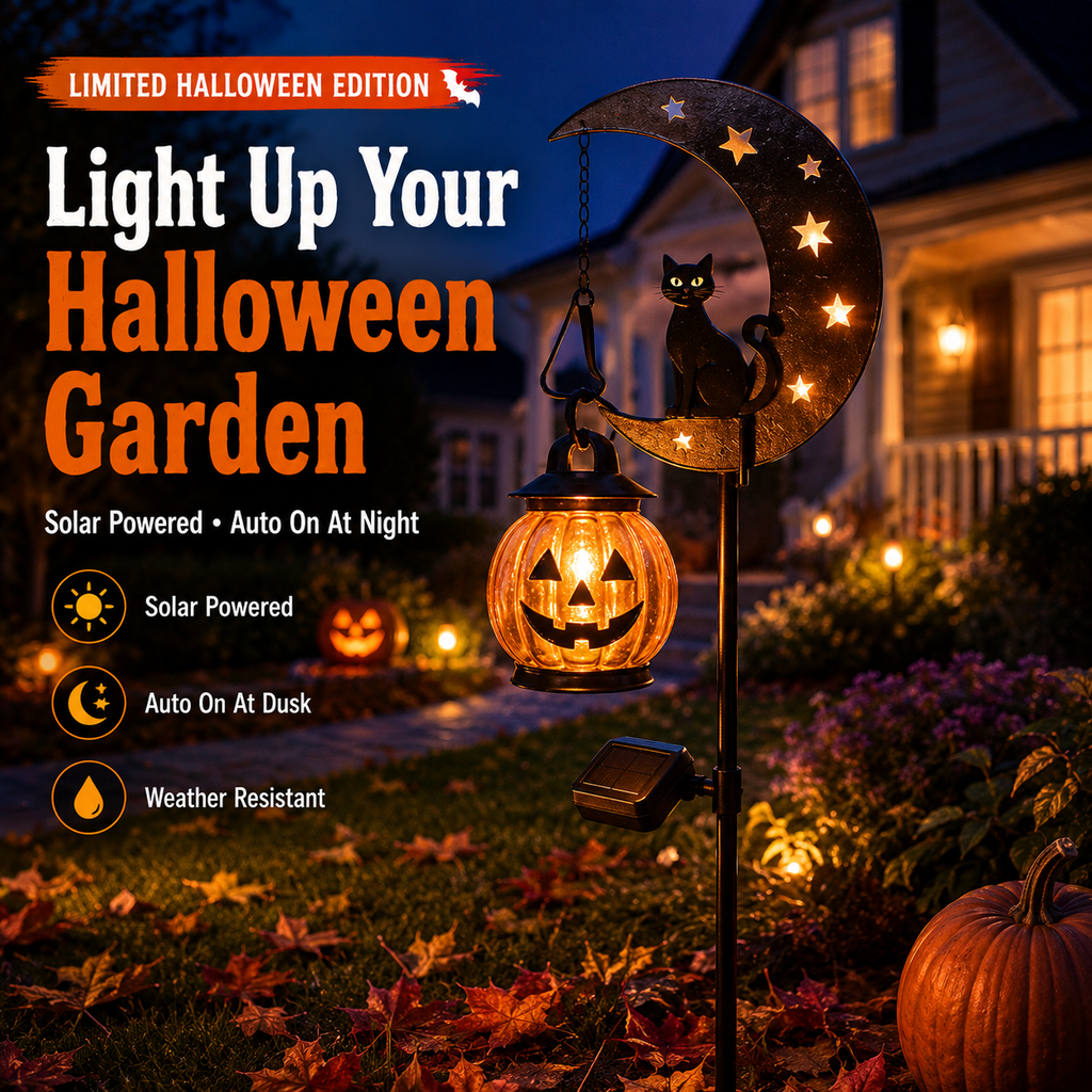 HarvestHalo™ Garden Stake Light — Ignite Your Yard with Warm, Magical Halloween Glow