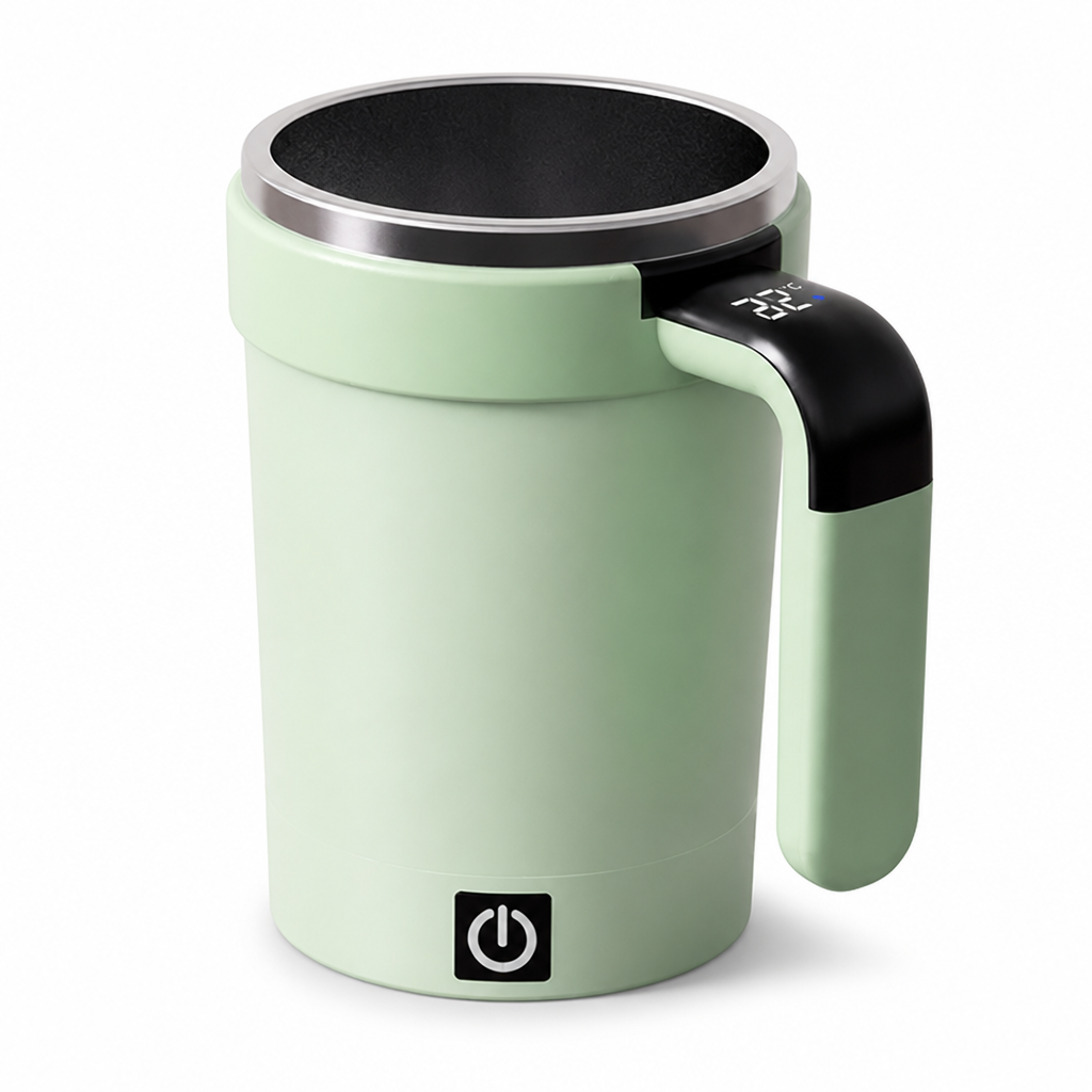 SwirlSip™ Self-Stirring Mug — Mix Drinks Hands-Free