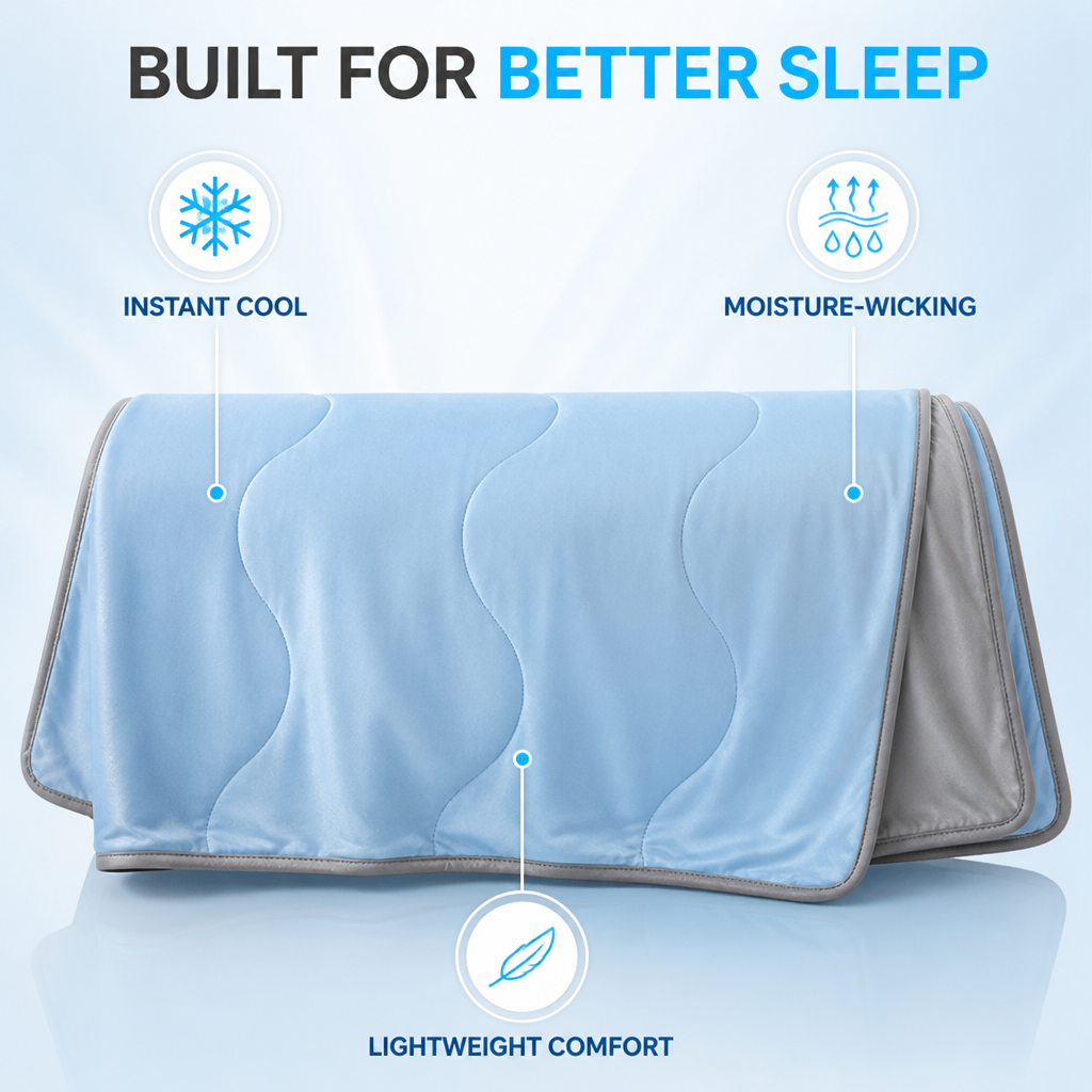 BreezeLuxe™ - Temperature Regulating Blanket