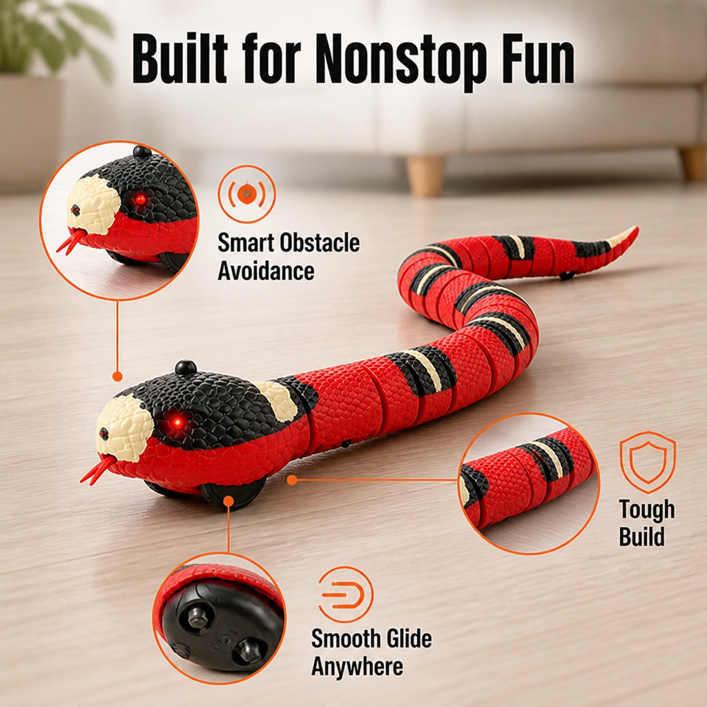 SlitherBuddy™ Smart Electric Snake Toy