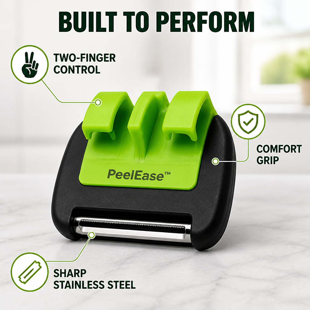 PeelPals™ Finger Peeler — Peel Veggies With Better Grip