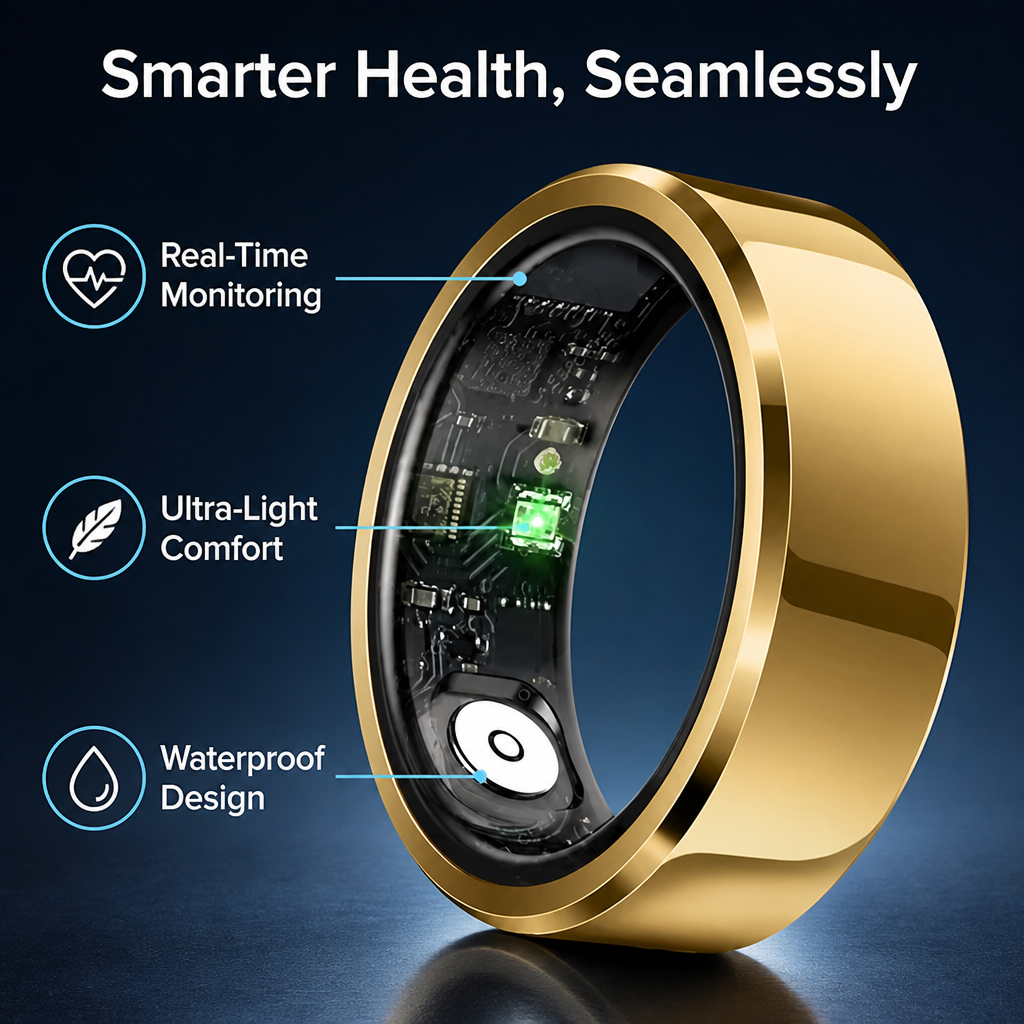 PulseHalo™ Smart Ring — Track Sleep And Activity