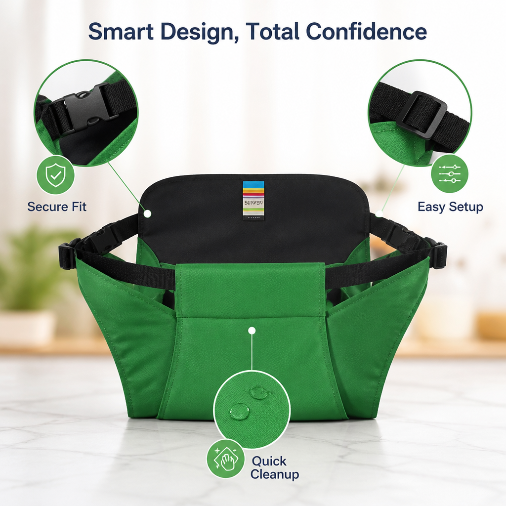 SeatSecure™ — Adjustable Baby Chair Strap
