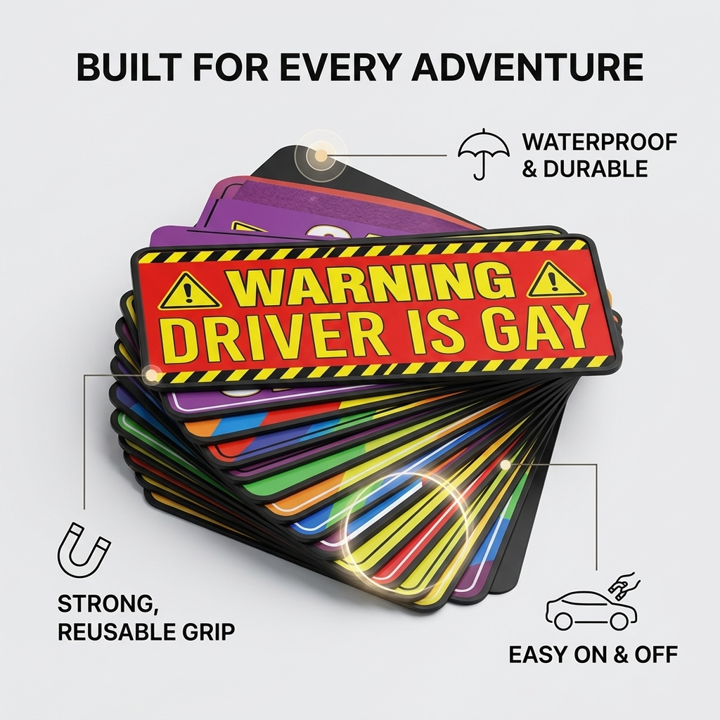 PrideRide™ — Magnetic Car Pride Decals