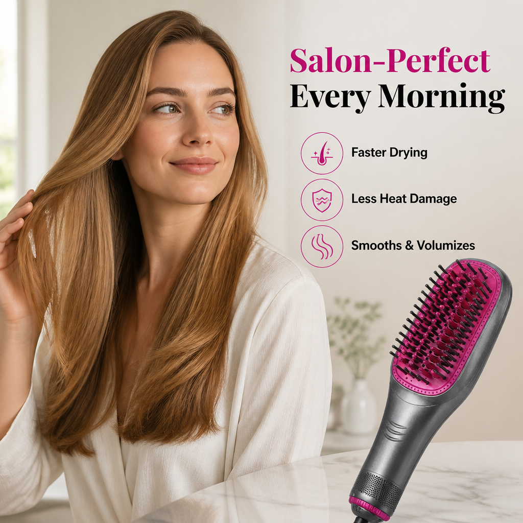 AirGlow™ - One-Step Hair Dryer & Styler