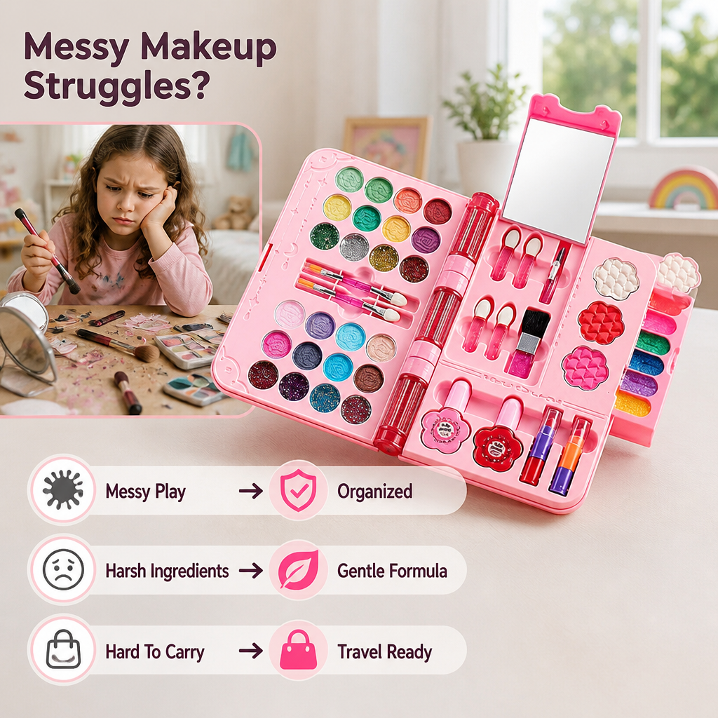 MiniGlam™ — Portable Kids Makeup & Beauty Kit