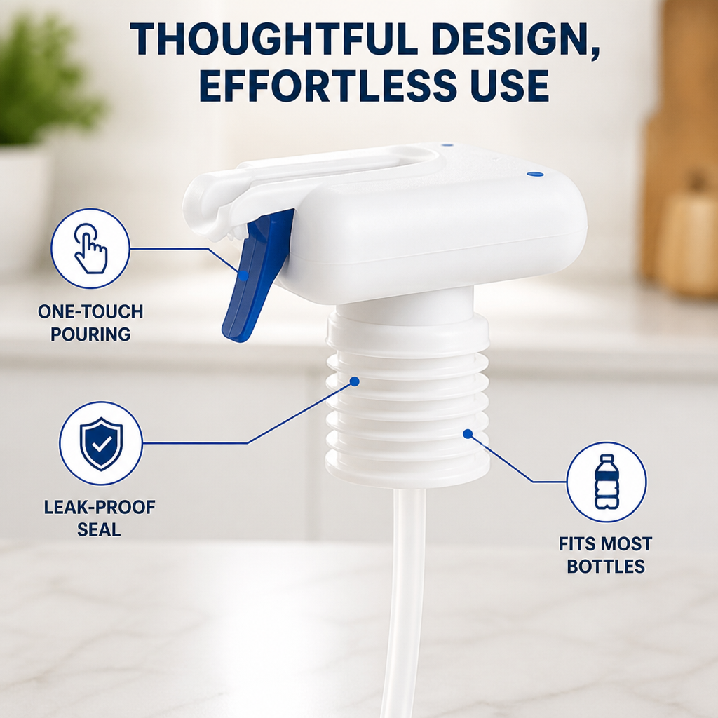 EasyPour™ - Leak-Proof Drink Dispenser Pump