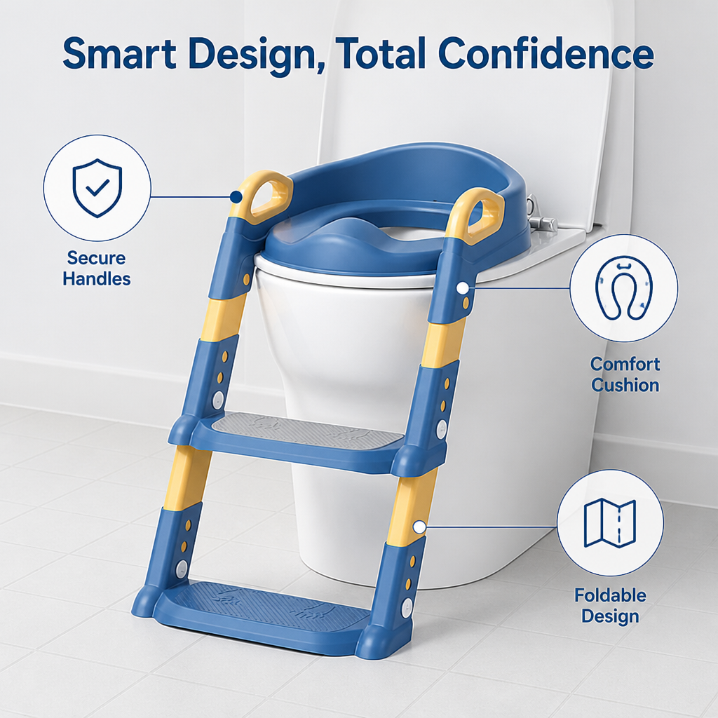 StepTot™ Potty Training Seat with Step Ladder — Confident Little Climbers