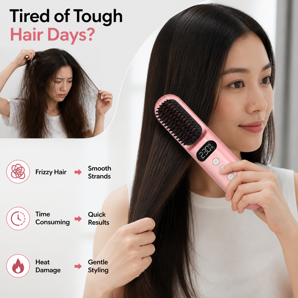 SilkaPro™ — Smooth & Straight Hair in Minutes