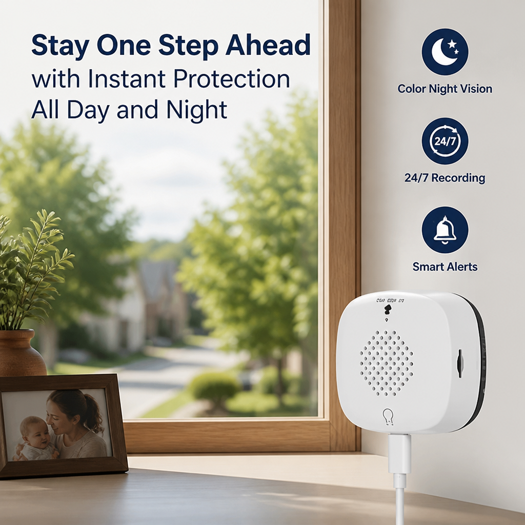 VisionGuard™ - Smart Night Vision Camera