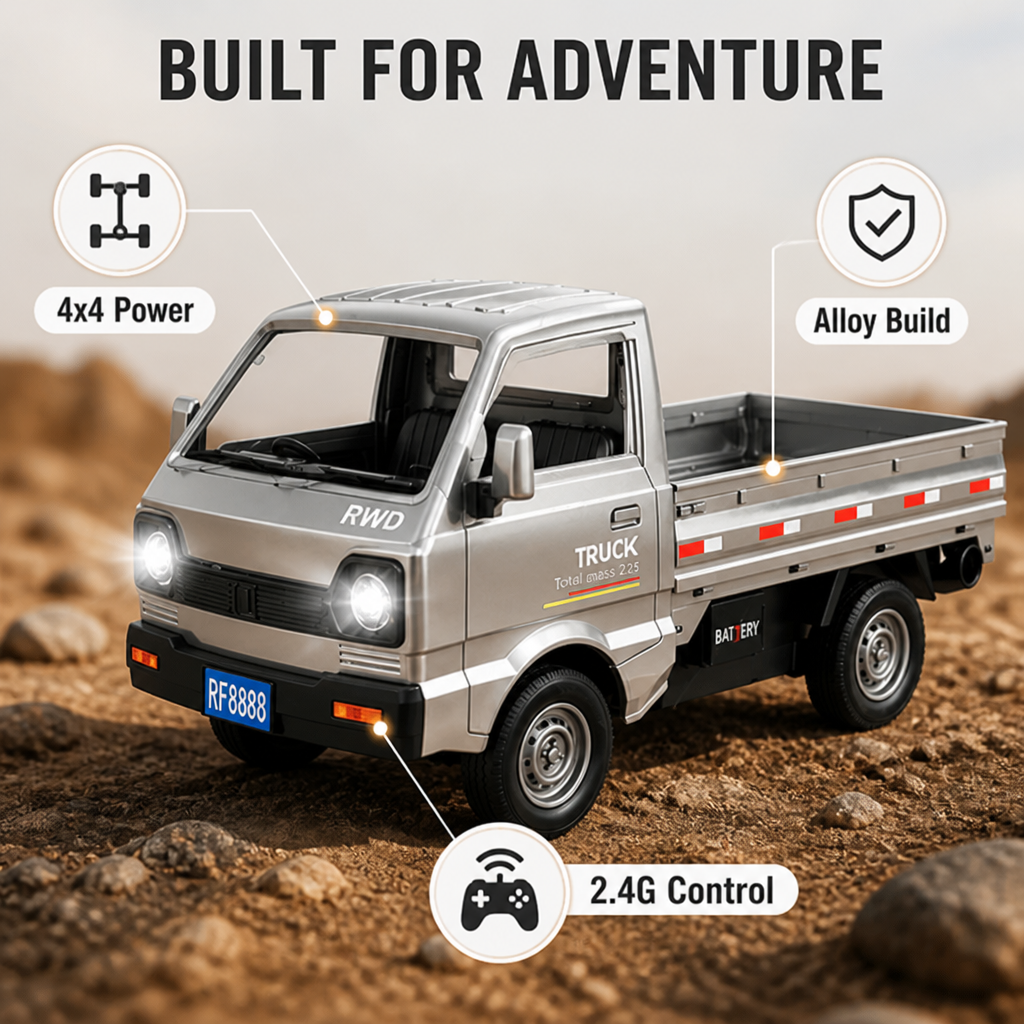 PebbleRover™ RC Off-Road Truck — Trail Fun For Kids