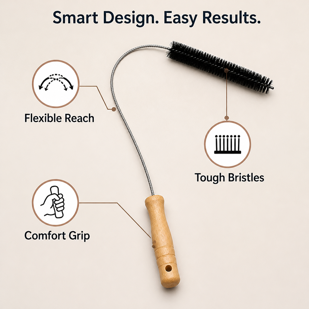 LintReach™ Long Appliance Cleaning Brush — Reach Hidden Dust