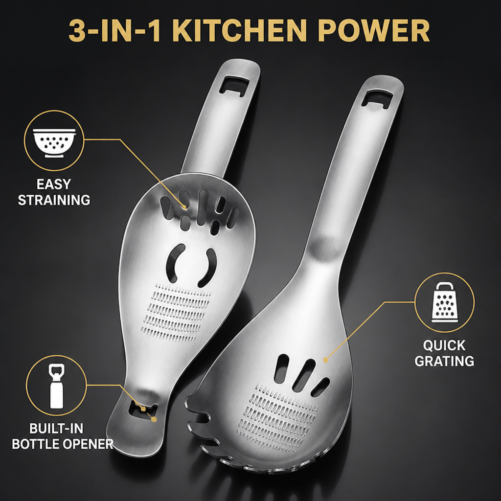 CookSmart™ — Multi-Function Cooking Spoon