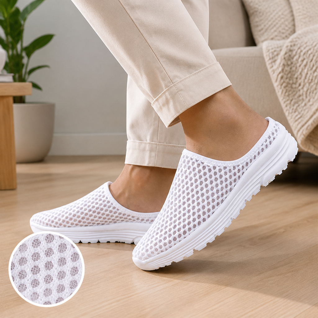 AiryNest™ Breathable Mesh Slip-On Clogs