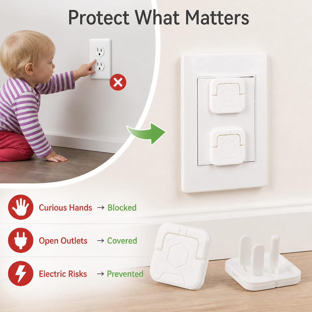 Socketkeep™ Outlet Cover Pack — Cover Curious Fingers