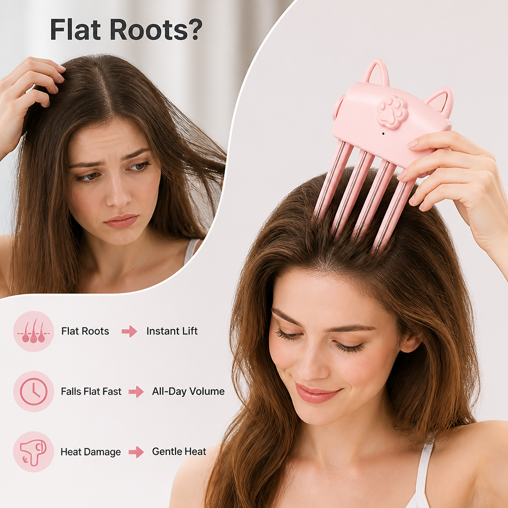 VolumeBloom™ — Lift Your Roots and Refresh Your Style