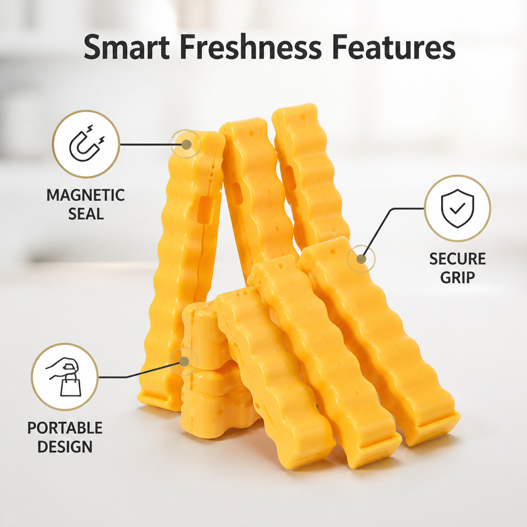 FryLatch™ Fries Chip Bag Clips — Keep Snacks Crisp