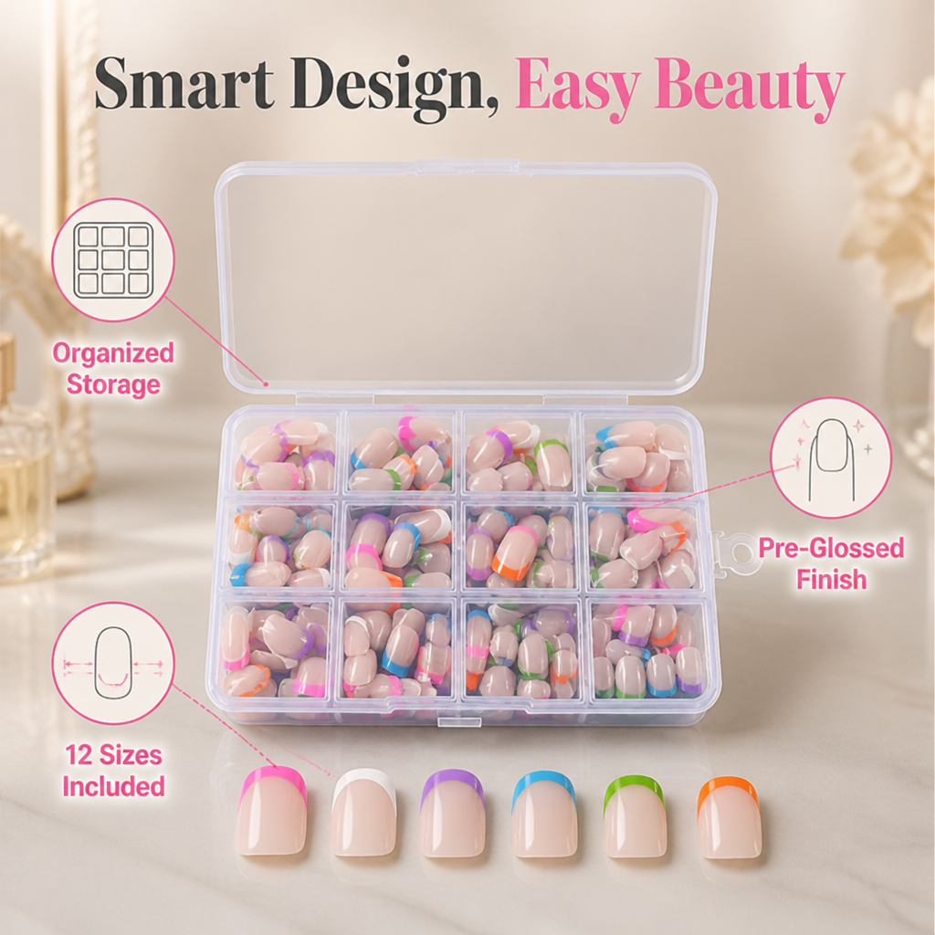 NailNook™ Press-On Nails Kit — Salon Look at Home