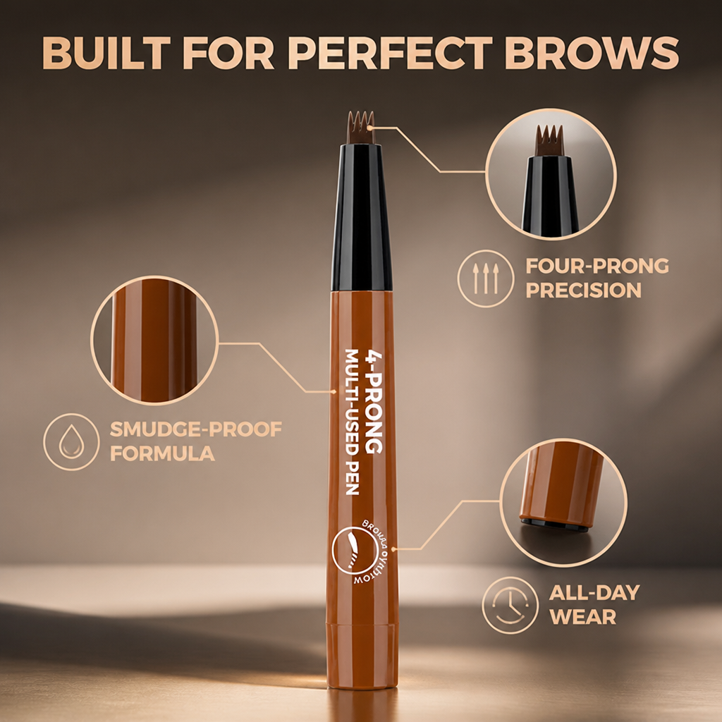 InkBrow™ Precision Brow Pen — Natural-Looking Brow Definition