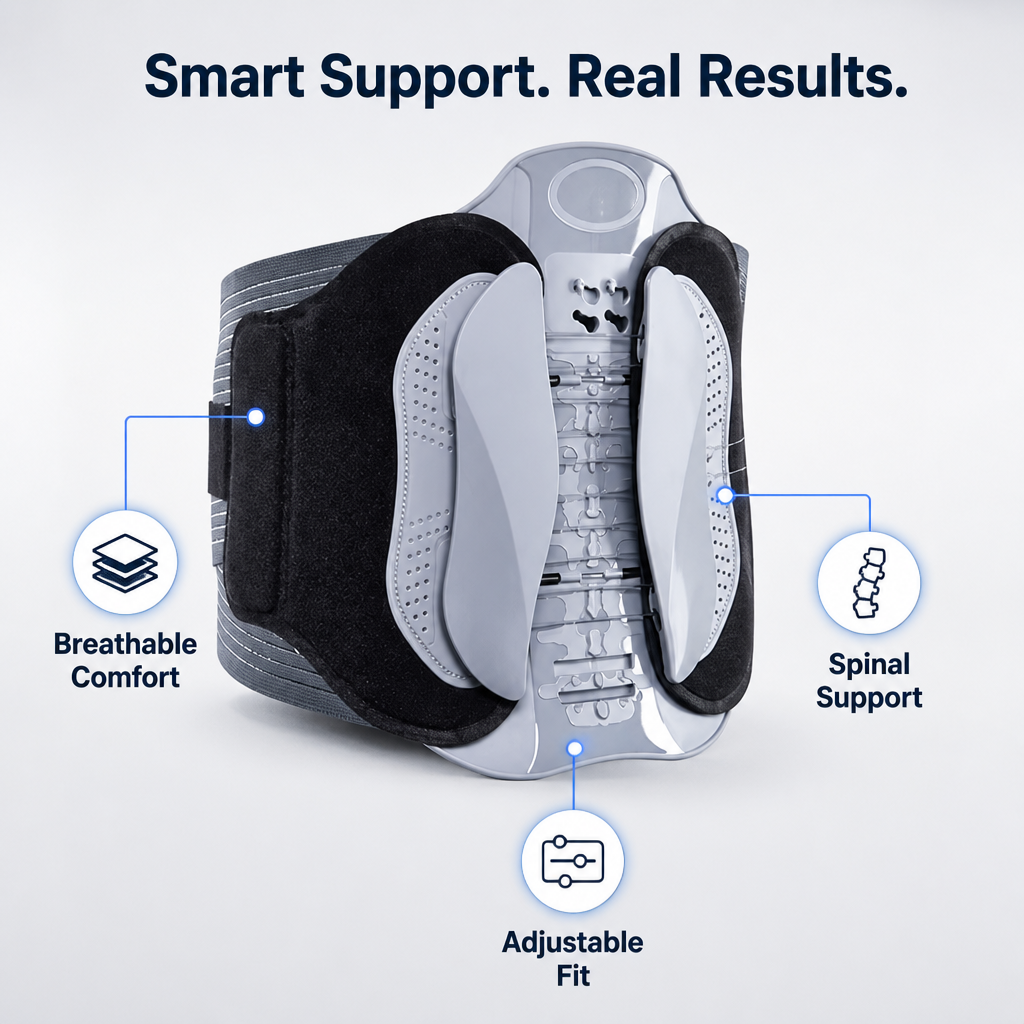 PostureFlex™ — Adjustable Back Support Belt