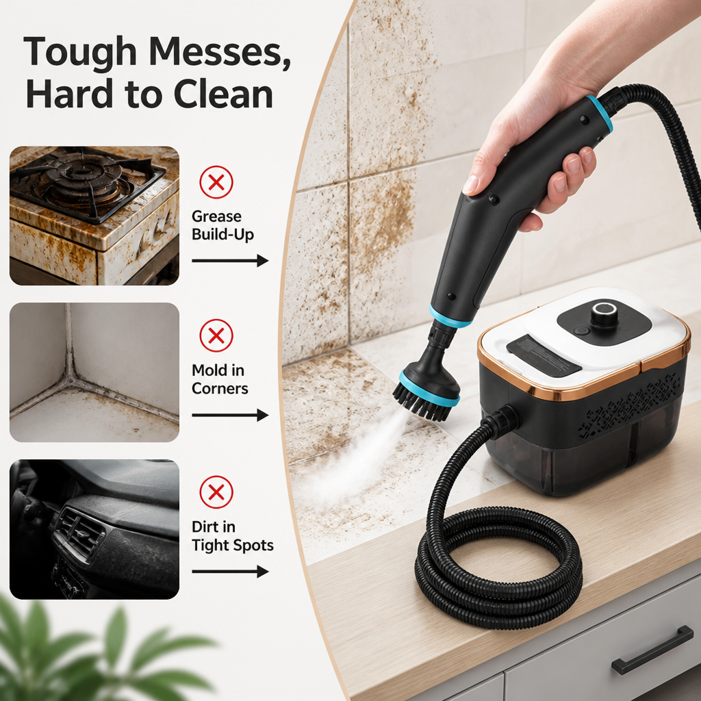 SteamPro™ — Multi-Surface Steam Cleaner