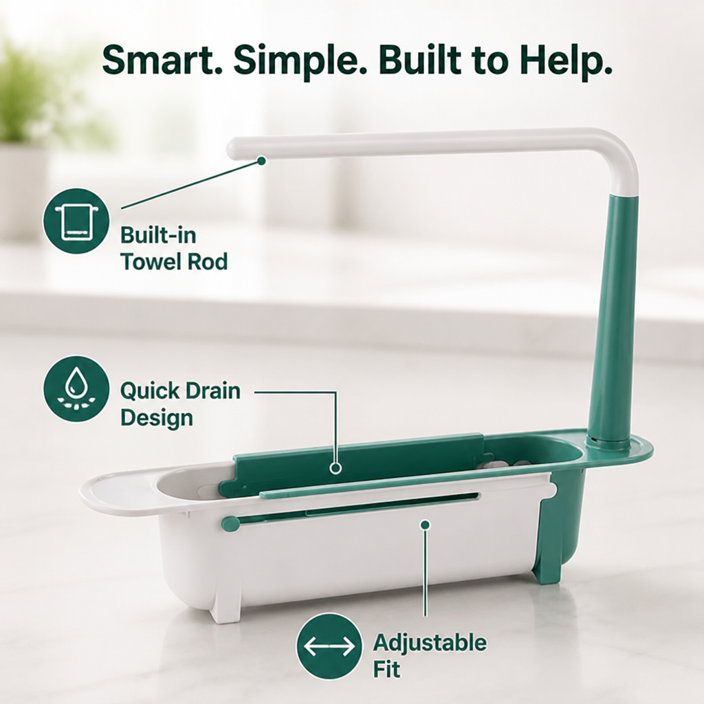 SinkMate™ — Keep Your Sink Clean & Organized