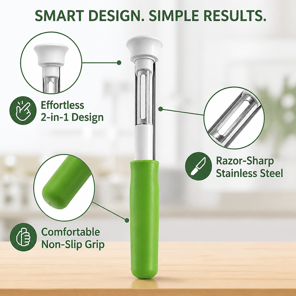 CoreSwift™ — Quick Fruit Corer & Slicer