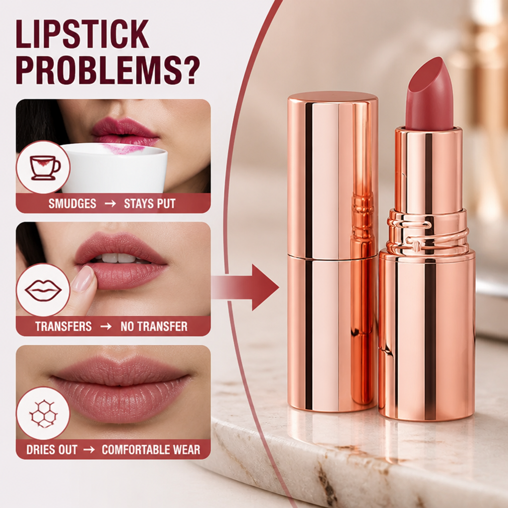Velvetquill™ Matte Lipstick — Bold Color That Lasts