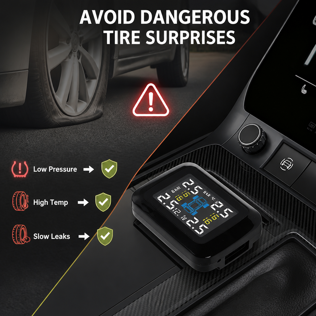 TireGuard™ - Real-Time Tire Pressure Monitor