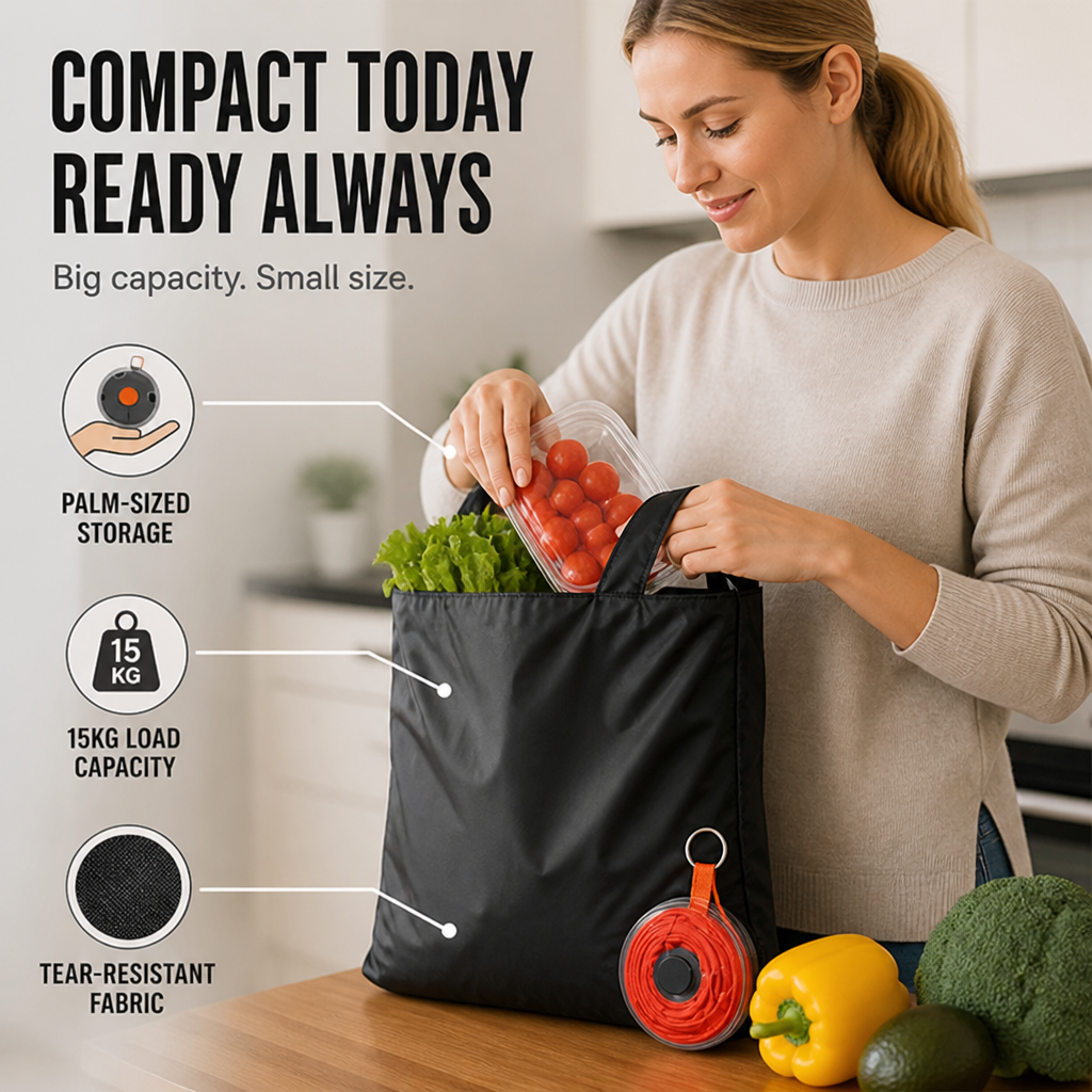FlexiCarry™ - Portable Large Capacity Tote Bag
