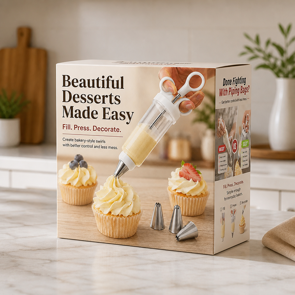 BakeBloom™ — Creative Cupcake Decorating Kit