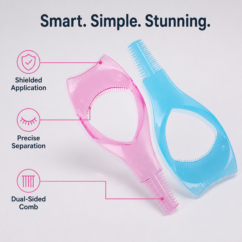 MascaraMate™ — Dual-Sided Lash Applicator