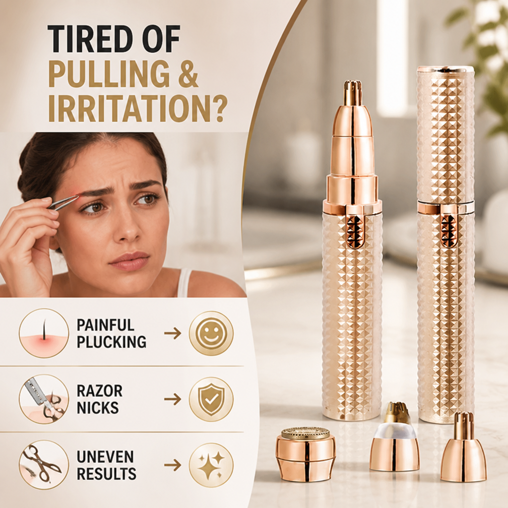 VelvaBrow™ 3-in-1 Facial & Brow Trimmer