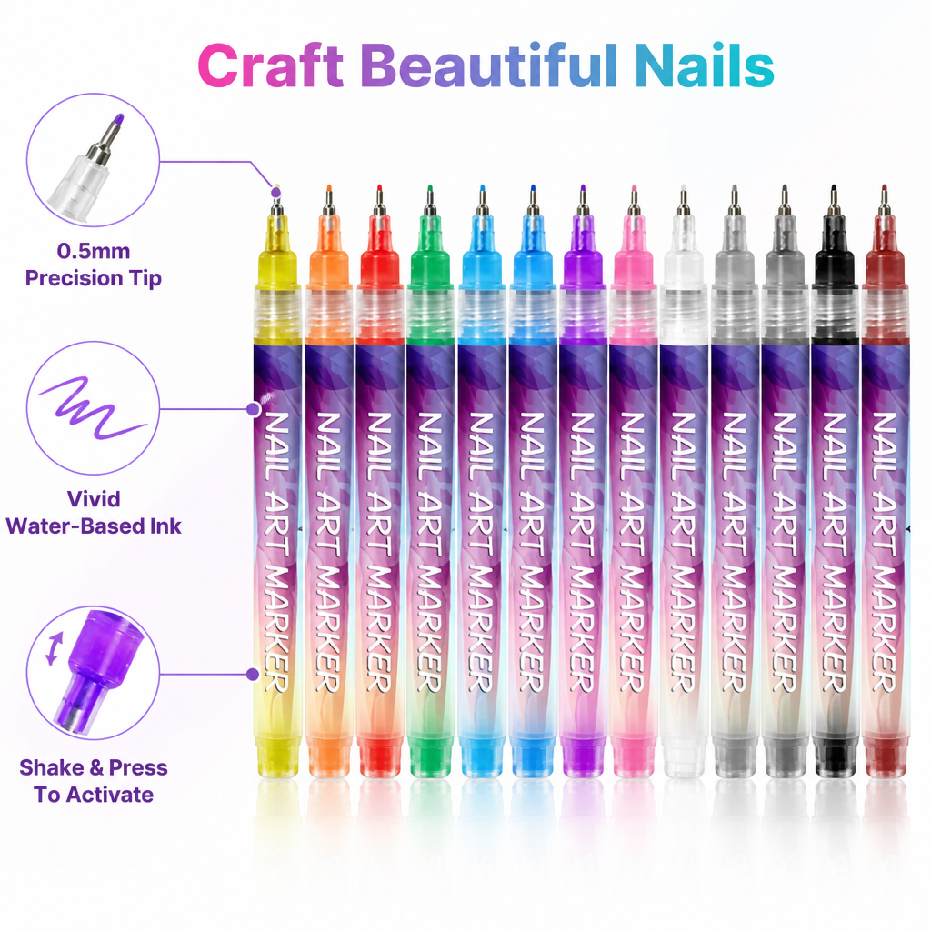 NailArtPro™ - Water-Based Nail Art Markers