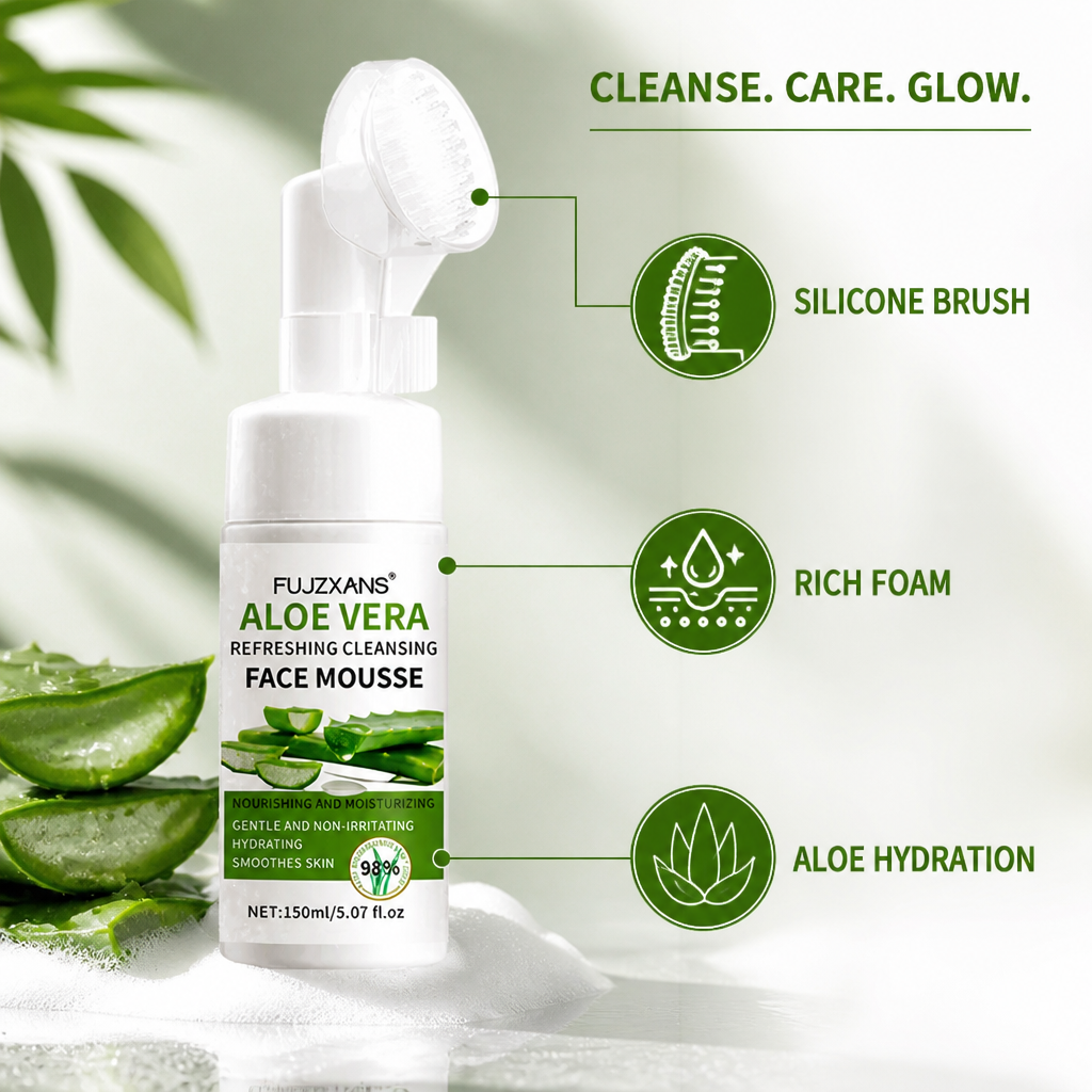 AloeWhip™ Aloe Foam Facial Cleanser — Fresh Clean Face Wash