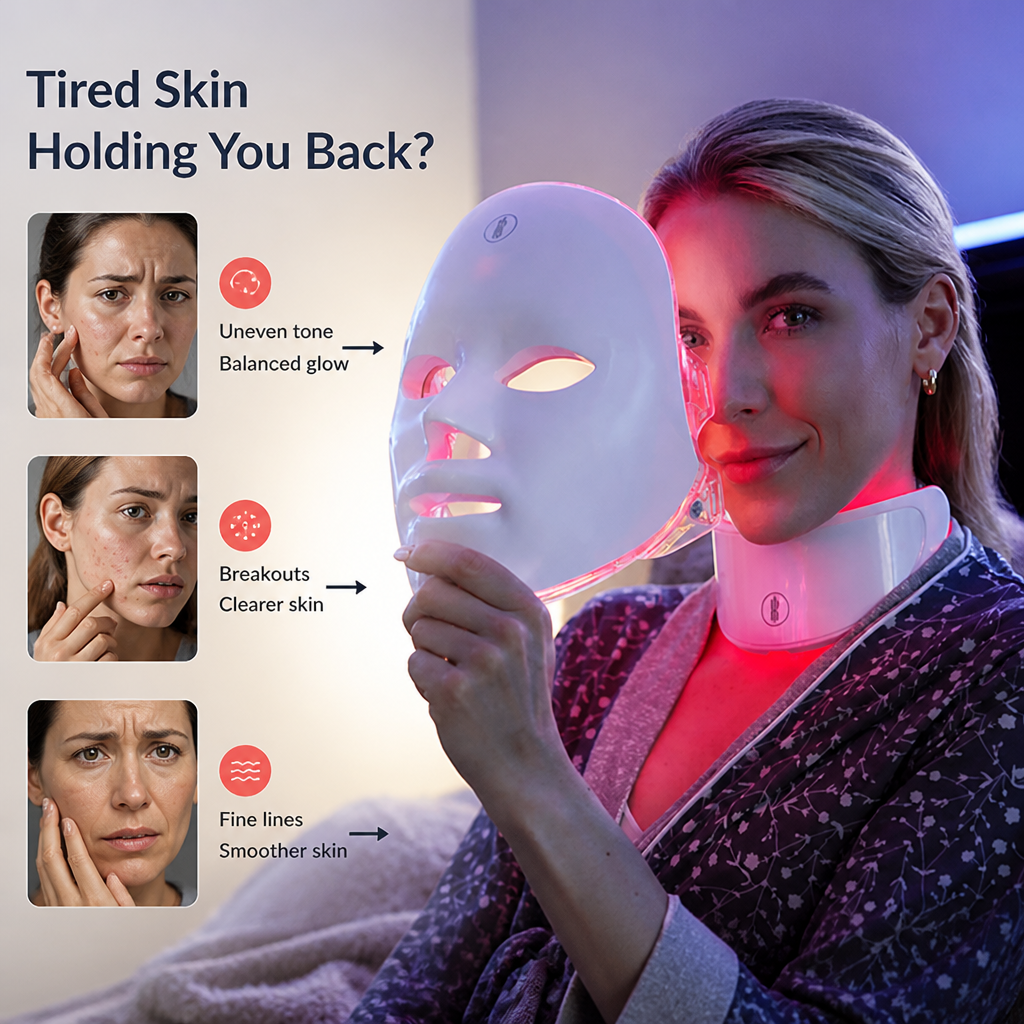 SkinLume™ — Multi-Color LED Facial Mask