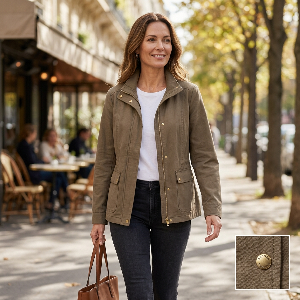 Velisse™ Women's Lightweight Zip Jacket — Effortless Everyday Layer