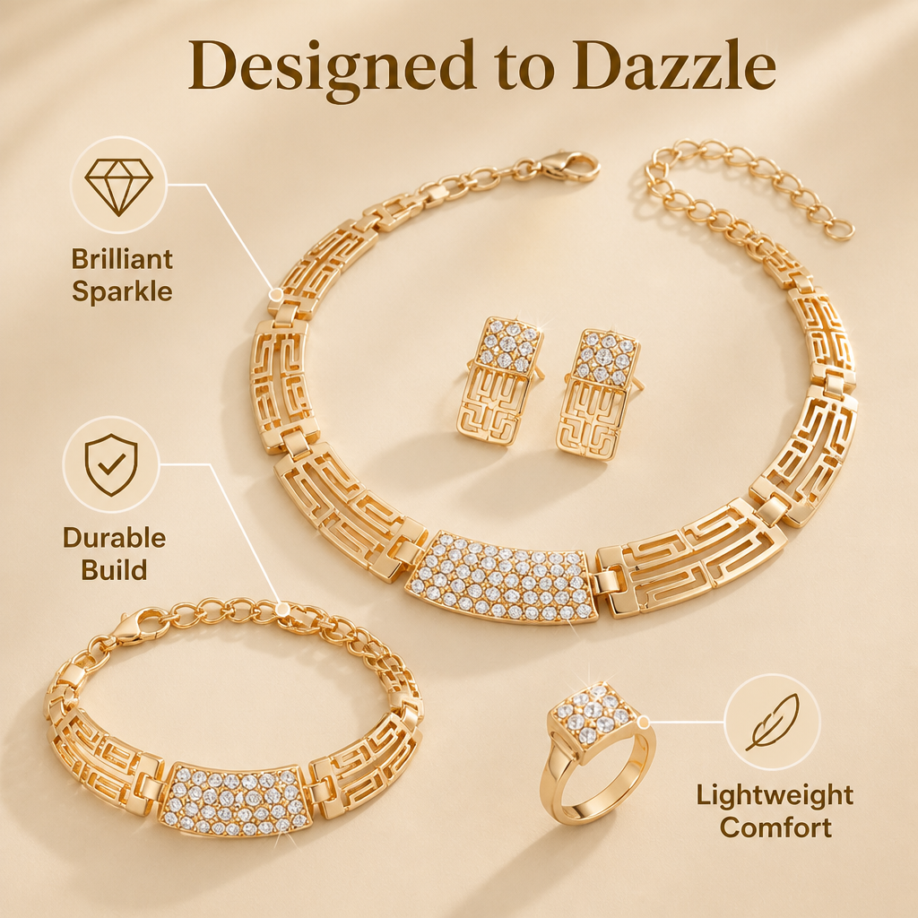 Isadora™ - Luxe Geometric Jewelry Set