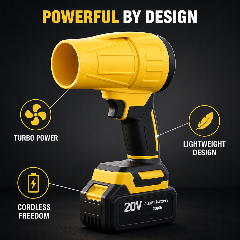 AirSweep™ — Powerful Cordless Leaf Blower